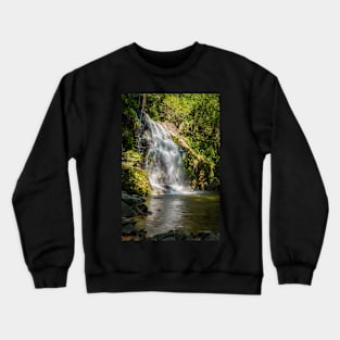 Beautiful waterfall in Cabreia Portugal Crewneck Sweatshirt